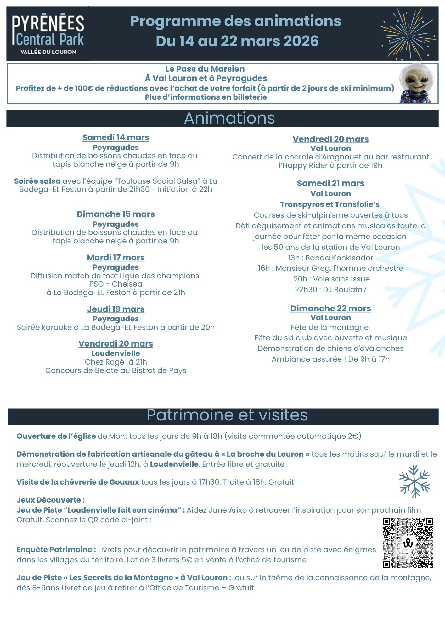 programme d'animation 