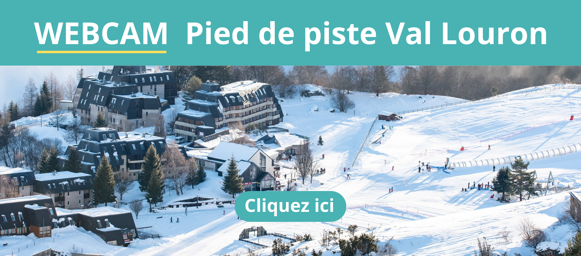 webcam val louron pied de piste