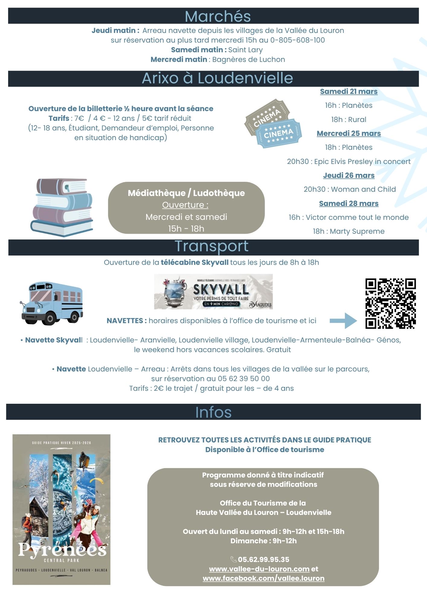 animation loudenvielle hiver