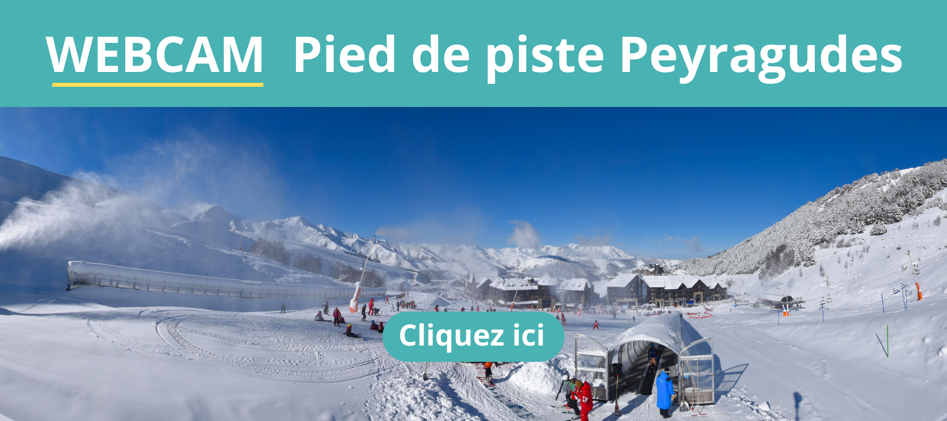 webcam peyragudes pied de piste peyresourde