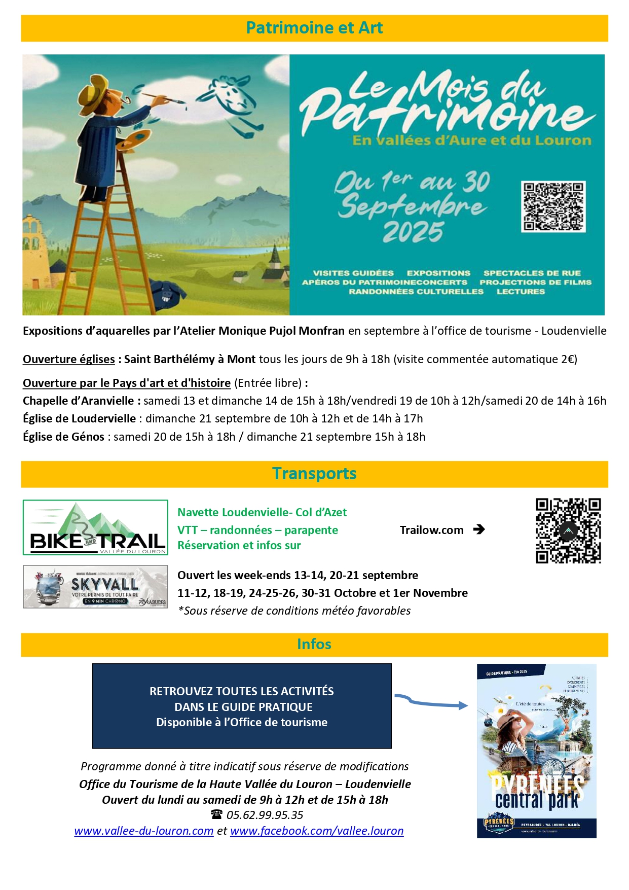 programme d'animation 