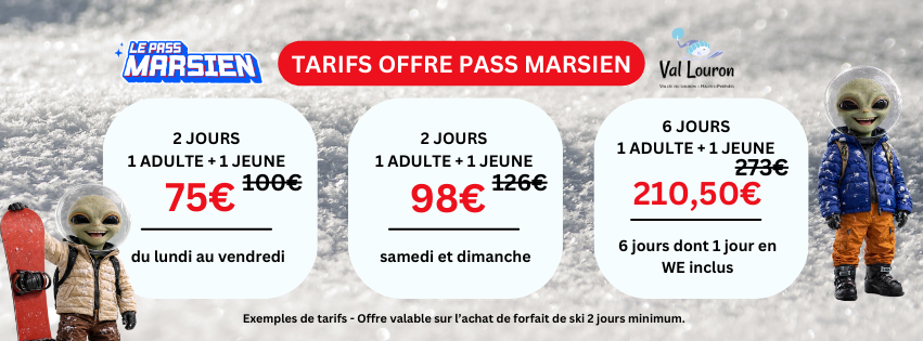pass marsien val louron ski mars