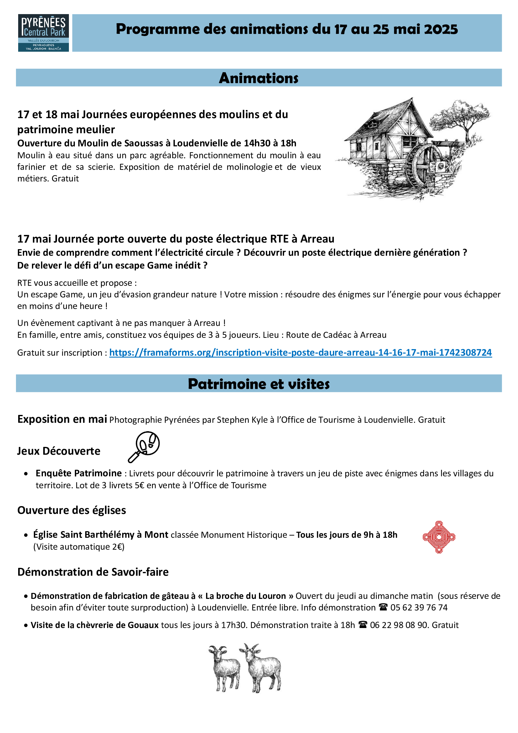 programme d'animation 