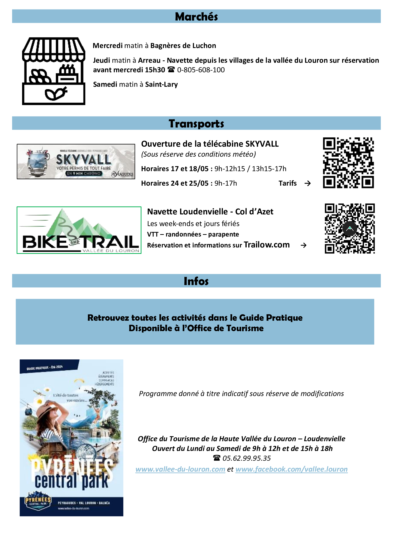 programme d'animation 