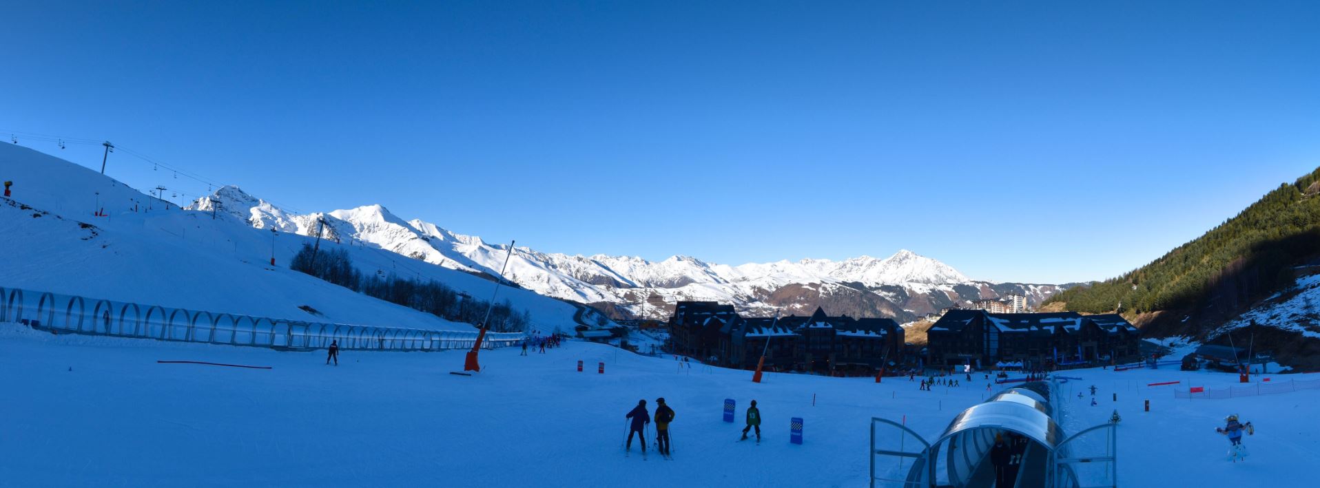 Bas des pistes de Peyragudes