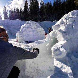 construction igloo activité peyragudes