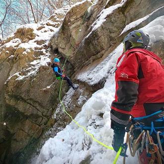 canyoning hivernal vallée du louron