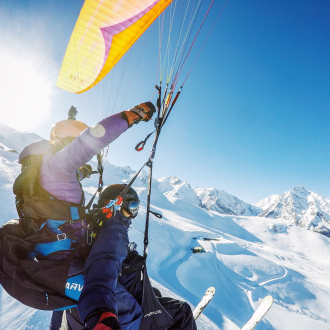 parapente hiver loudenvielle peyragudes 