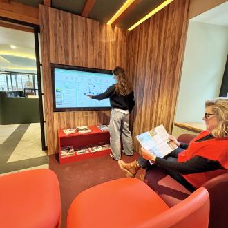 office de tourisme ecran connecté