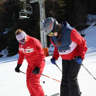 Apprendre à skier Pyrénées val louron
