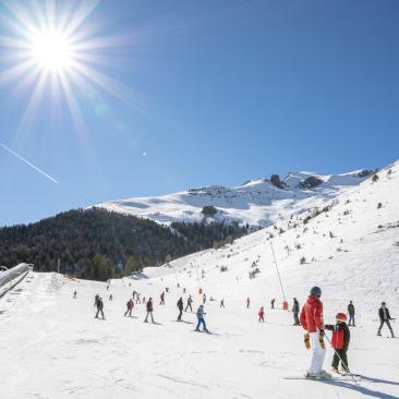 Les deux domaines skiables