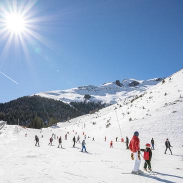Les deux domaines skiables