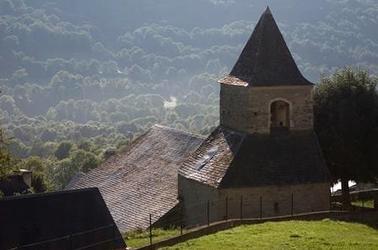 Vielle Louron église